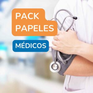 Pack papeles para médicos